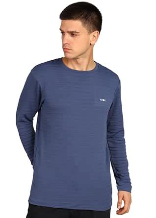 Buy 3BROS Men's Polyester Regular Fit Round Neck Full Sleeves T-Shirt ...