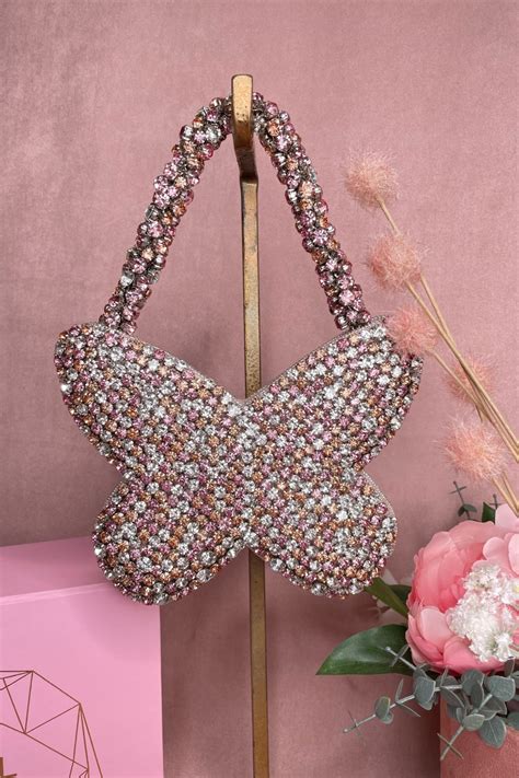 Ozel - Multicolor Butterfly Mini Bag - Elahe