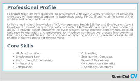 Personal Profile Examples 的图像结果