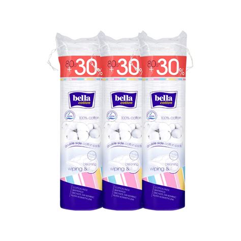 Buy Bella Cotton Pads - 80 Pieces with Free 30 Percent Extra (Blue ...