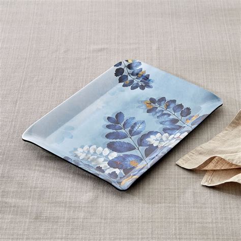 Buy Garnet Melamine Printed Small Serving Tray - 31x23cm from Home ...
