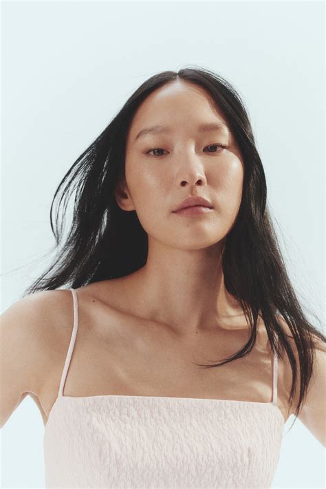 Women's Powder pink Jacquard-weave strappy dress | H&M IN