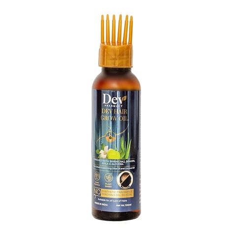 Buy Dev Hair Grow Oil | Ayurvedic Hair Oil With Comb Applicator ...