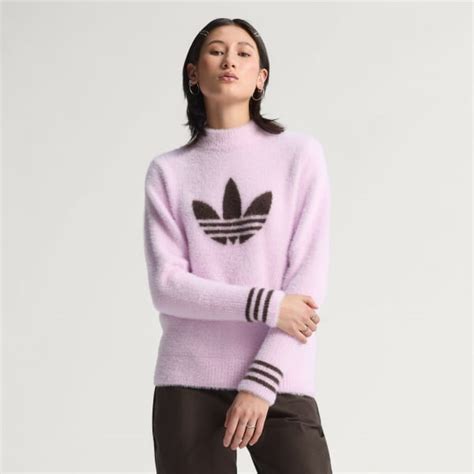adidas Originals Trefoil Sweater - Purple | Free Shipping with adiClub ...