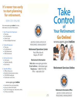 Services Online Opm Gov - Fill Online, Printable, Fillable, Blank ...