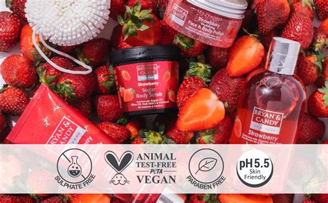 Buy Bryan & Candy Strawberry Bath Tub Essentials| Gift Set For Women ...