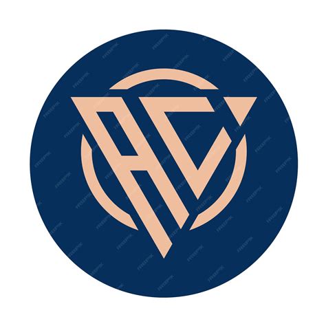 Creative simple initial letters ac logo designs bundle | Premium Vector