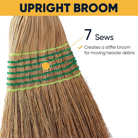 Yocada Heavy-Duty Corn Broom - Perfect for Indoor India | Ubuy