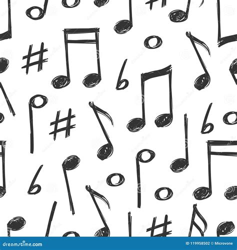 Hand Drawn Music Notes 的图像结果