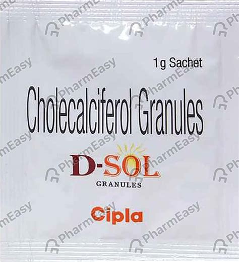 D Sol 60000 IU Granules (1): Uses, Side Effects, Price & Dosage | PharmEasy
