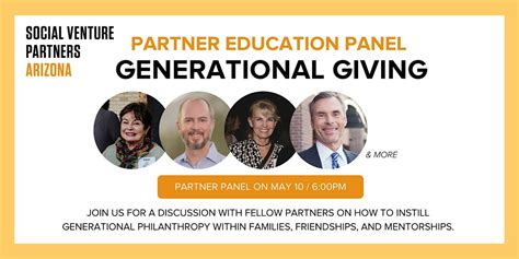 SVPAZ May 2023 Educational Event - Generational Giving, 10 May 2023 ...