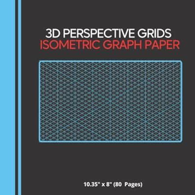 Buy 3D Perspective Grids Isometric Gaph Paper: Architectural Interior ...