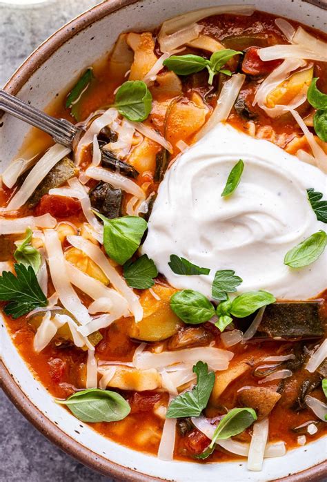 Vegetarian Lasagna Soup - Recipe Runner