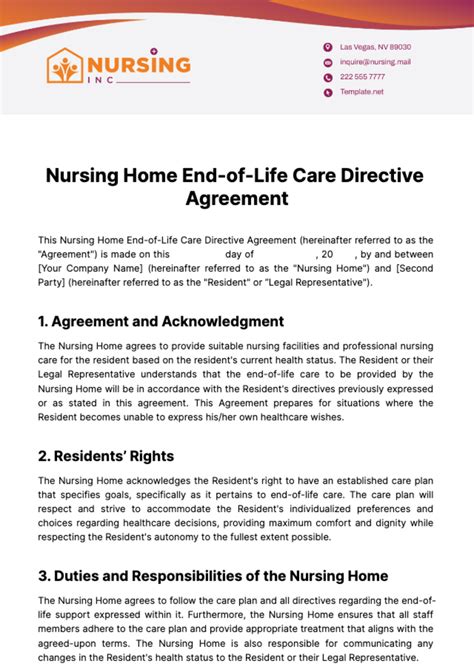 Free Nursing Home Patient Care Plan Templates, Editable and Printable