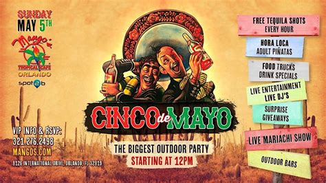 CINCO DE MAYO-IDRIVE BLOCK PARTY AT MANGOS (NO COVER), Mango's Tropical ...