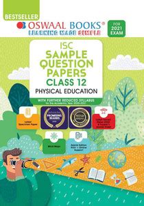 Oswaal ISC Sample Question Papers Class 12 Physical Education Book (For ...