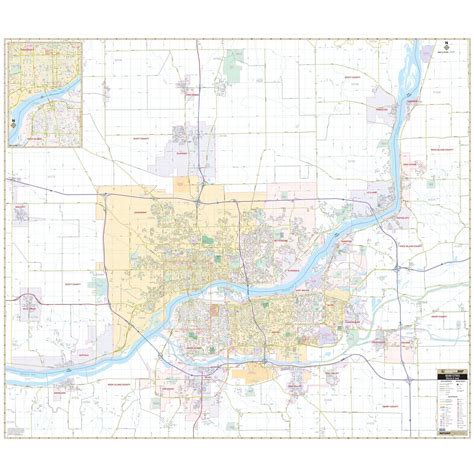 Quad Cities Illinois Map Economic Development Oregon, Illinois