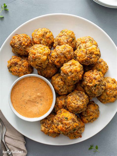 Sausage Balls Recipe - Belly Full