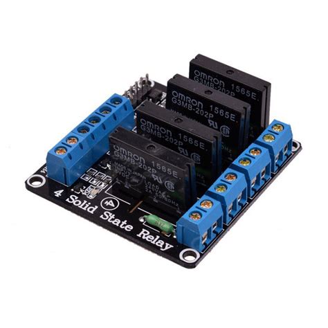 Buy 4 Channel 12V Relay Module Solid State High Level SSR DC Control ...