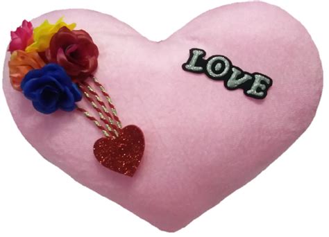 Apaarshi Love heart stuffed cushion soft toy XR07- 60 CM : Amazon.in ...