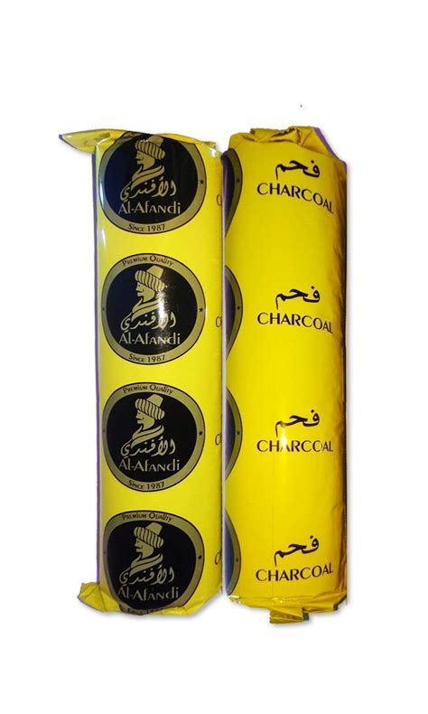 SCORIA Al-Fandi Pack of 2 Roll Hookah Charcoals (Pack of 2) : Amazon.in ...