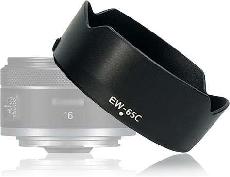 Amazon | 【EW-65C 互換】キヤノン EW-65C レンズフード互換 Canon RF 16mm f/2.8 STM レンズ対応 ...