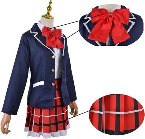 Buy Tugia Takanashi Rikka Cosplay Outfit with Keychain,Anime Love ...