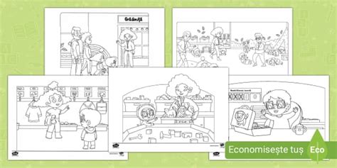 Leo începe grădinița – Desene de colorat (teacher made)