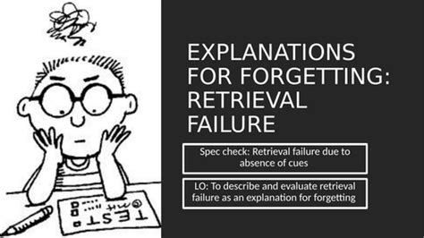 Image result for Fun Revision Task for Retrieval Failure