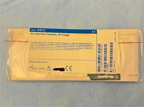 Buy Cánula de inyección de aire Medtronic Ophthalmics 6500, calibre 30 ...