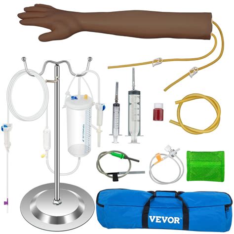 VEVOR Phlebotomy Practice Kit Dark Skin IV Practice Kit Veni