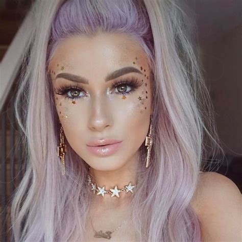 festival makeup and hair