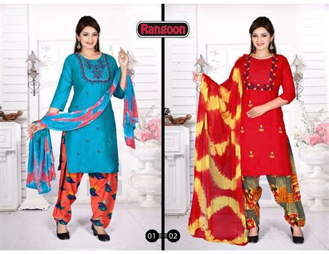 RANGOON BY TRENDY 01 TO 10 SERIES BEAUTIFUL PATIYALA SUITS COLORFUL ...