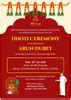 Dhoti (Panchalu/Pattu Panchala) Ceremony Invitation Templates | Canva