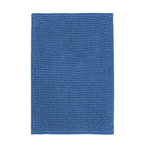 TOFTBO bath mat, bright blue, 40x60 cm (16x24") - IKEA