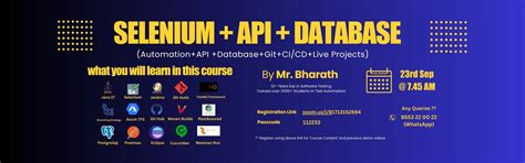 Selenium | Bharath Tech Academy