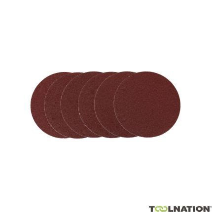 Rokamat 69140 Sandpaper round 200 mm P40, 6 pieces
