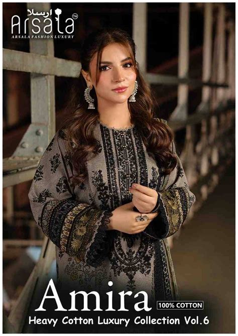 AMIRA VOL-6 BY ARSALA 601 TO 606 SERIES BEAUTIFUL FESTIVE SUITS STYLISH ...