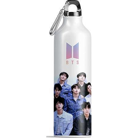 Morons BTS Merchandise Printed Sipper Bottle With Straw Lid and ...