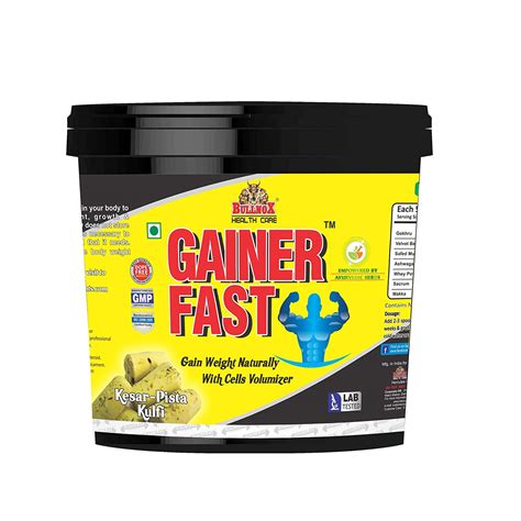 Bullnox GAINER FAST 10 LBS KESAR PISTA : Amazon.in: Health & Personal Care