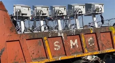 Ventilators Transported In Garbage Trucks