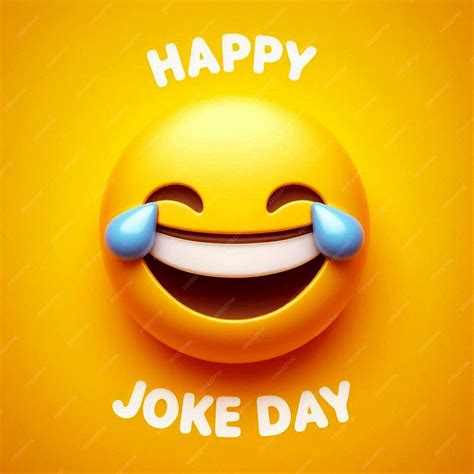 Premium Photo | Funny cartoon face or emoji for jokes day