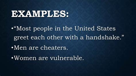 Image result for Example of a Generalization Physics