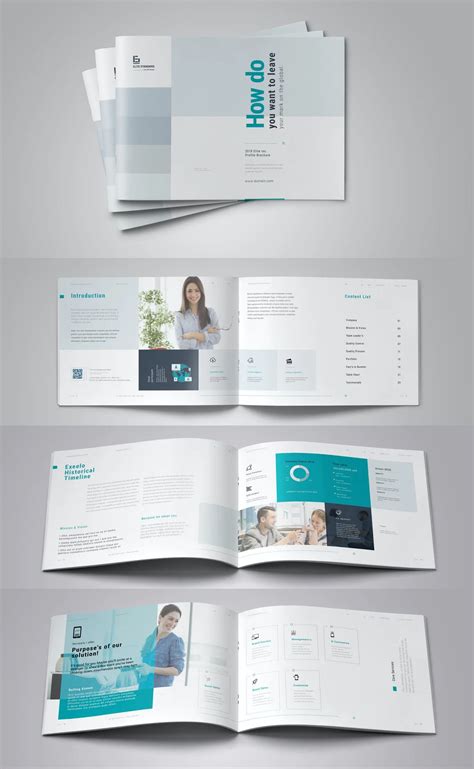 Landscape Brochure Template INDD in 2025 | Brochure template, Brochure ...