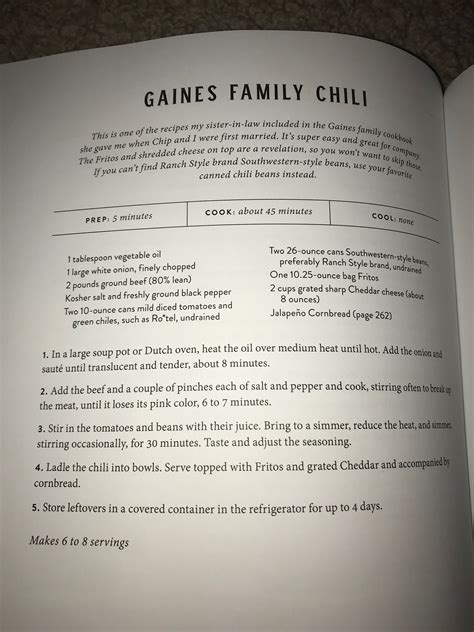 Gaines Family Chili Joanna Gaines Recipes Mexican Food Recipes Magnolia ...