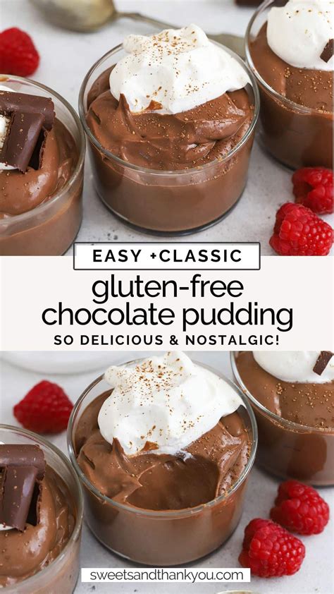 Easy Gluten-Free Chocolate Pudding