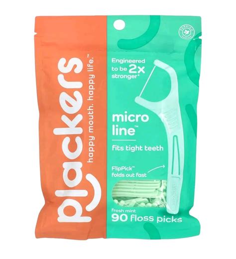 Buy Plackers Micro Mint Flossers, 90 count Online at Low Prices in ...
