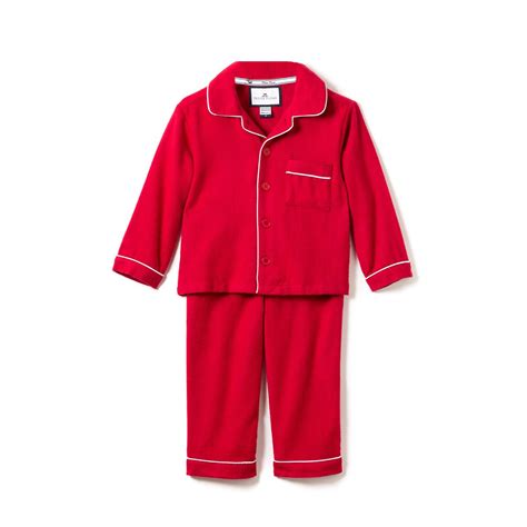 Petite Plume Baby/Toddler/Big Kid Classic Red Pajama Set | Red flannel ...
