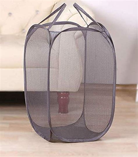 Kuber Industries Nylon Mesh Laundry Basket : Amazon.in: Home & Kitchen