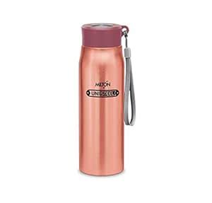 MILTON Handy 650 Stainless Steel Water Bottle, 690 ml, Rose Gold | Leak ...